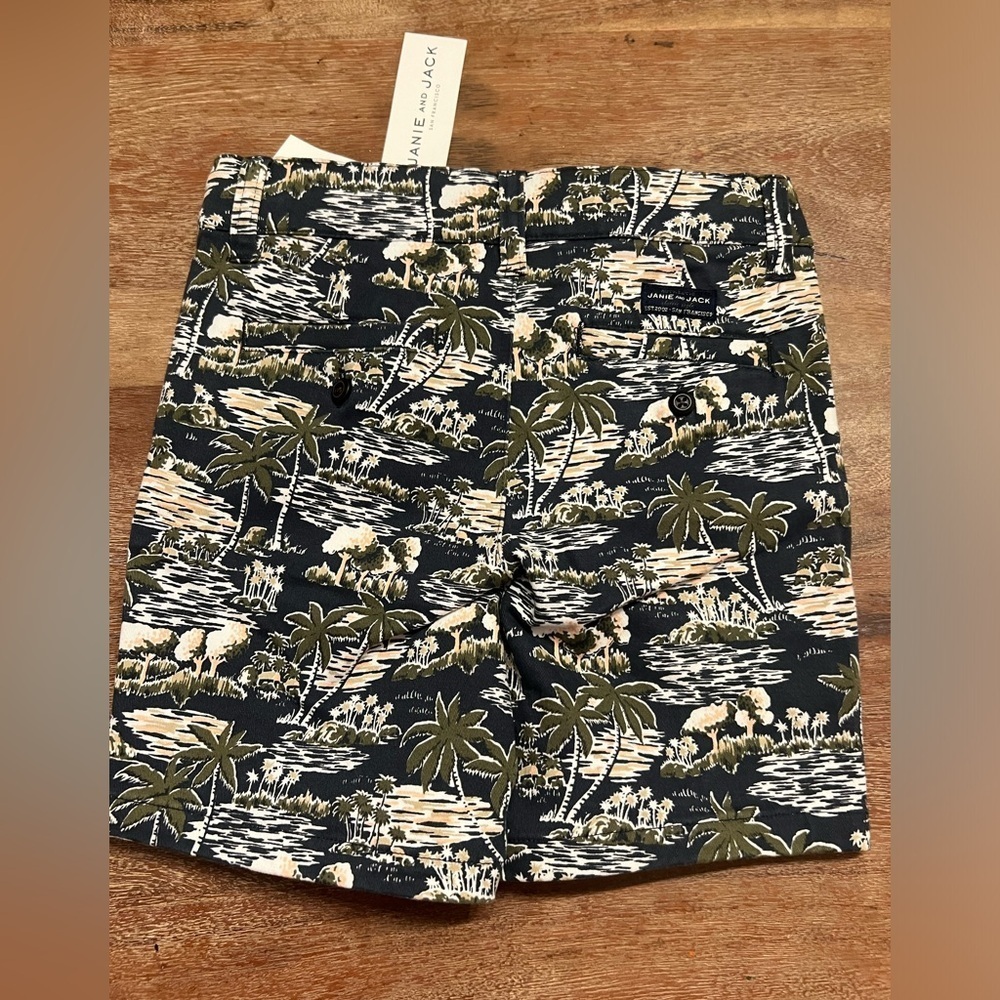 Janie and Jack TROPICAL TWILL SHORT size 4T - Picture 6 of 7